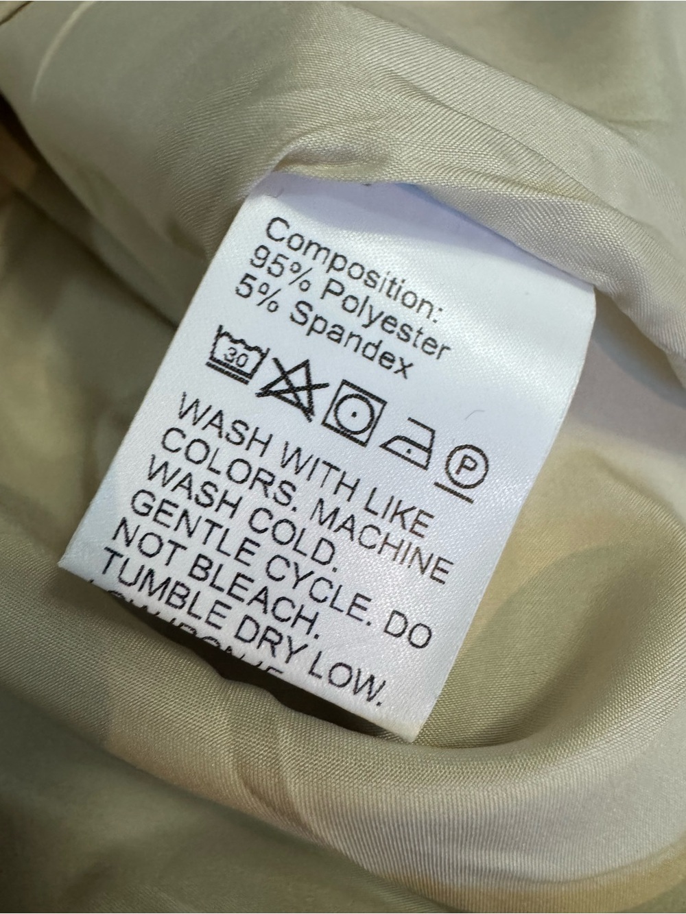 NWT AEL Amy Enjoy Life Minimalist V-Neck Shift Dress in Cream - Picture 10 of 10